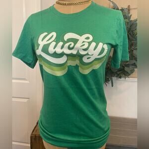 Canvas Lucky green t-shirt XS